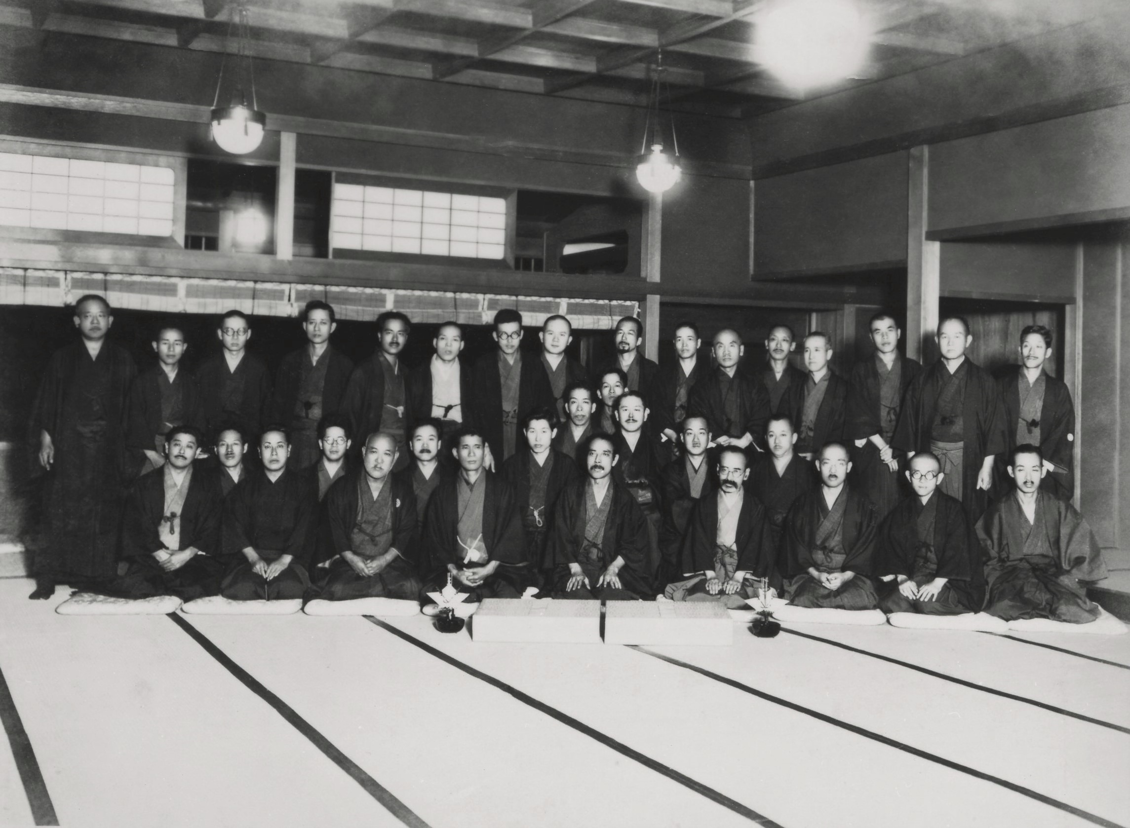 日本美術院同人による横山大観の還暦賀宴　　築地・新喜楽で　　昭和3(1928)年9月