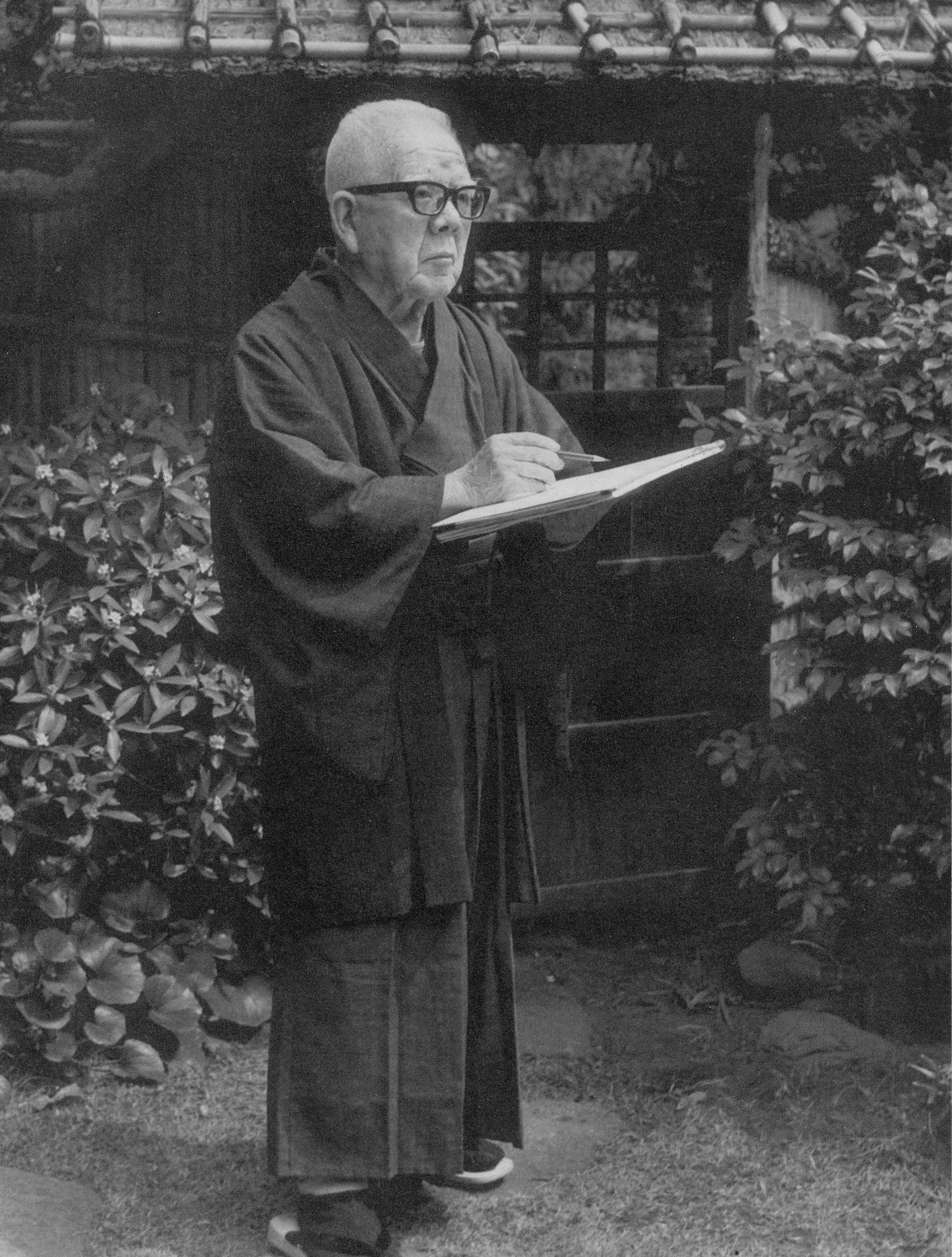 財団法人日本美術院第２代理事長　奥村土牛　　昭和53年(1978)年5月就任